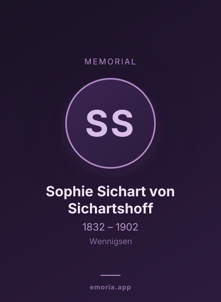 Memorial portrait of Sophie Sichart von Sichartshoff