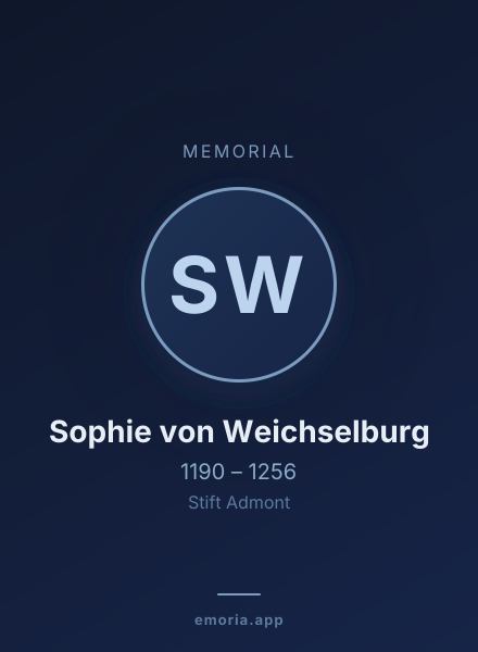 Memorial portrait of Sophie von Weichselburg