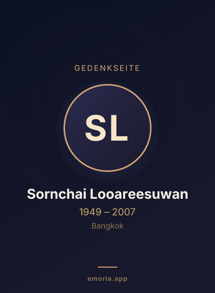 Gedenkportrait von Sornchai Looareesuwan
