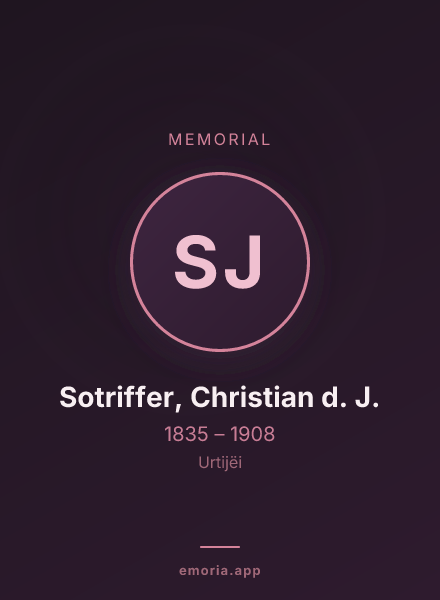 Memorial portrait of Sotriffer, Christian d. J.