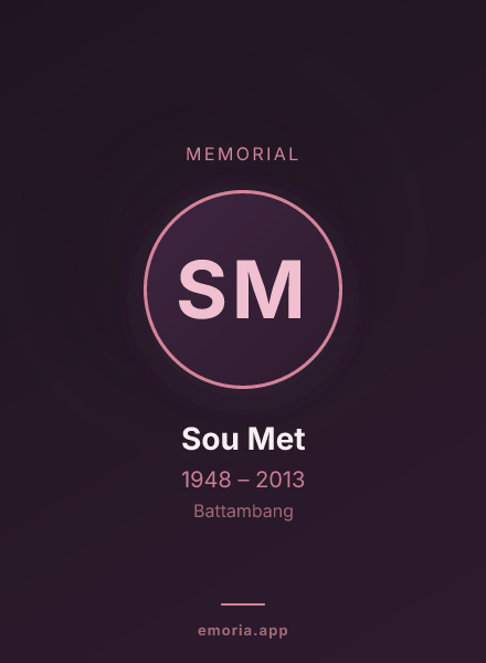 Memorial portrait of Sou Met