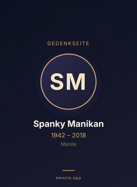 Gedenkportrait von Spanky Manikan