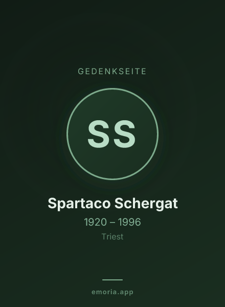 Gedenkportrait von Spartaco Schergat