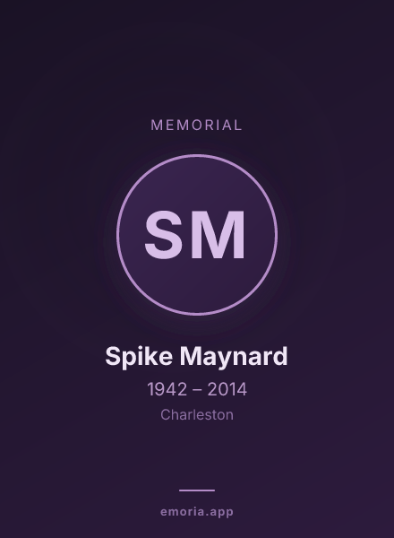 Memorial portrait of Spike Maynard