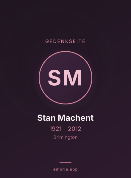 Gedenkportrait von Stan Machent