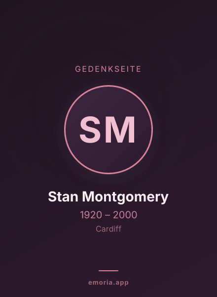 Gedenkportrait von Stan Montgomery