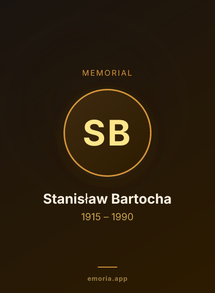 Memorial portrait of Stanisław Bartocha