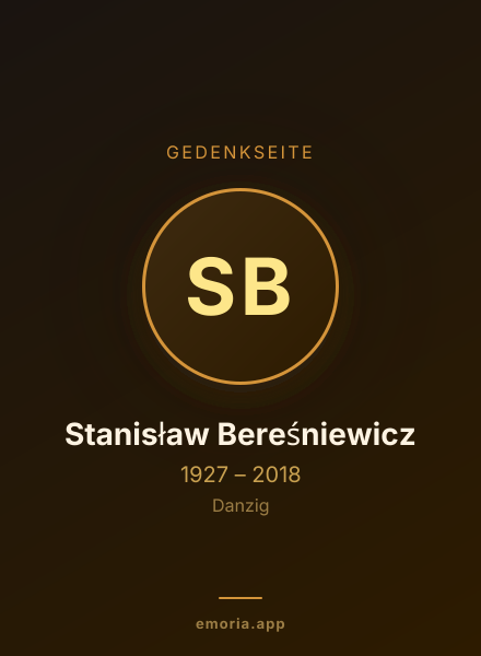 Gedenkportrait von Stanisław Bereśniewicz