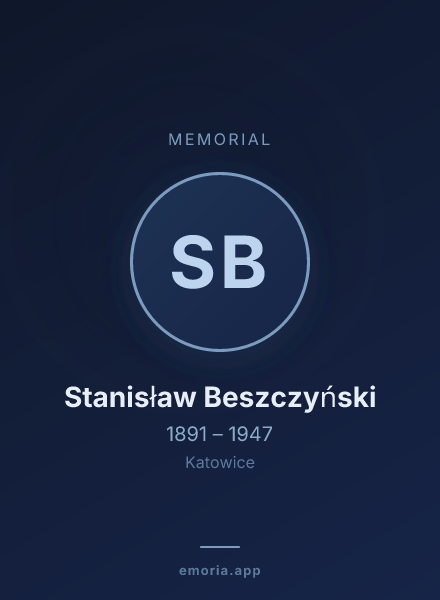 Memorial portrait of Stanisław Beszczyński