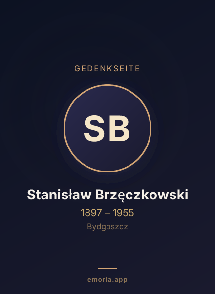 Gedenkportrait von Stanisław Brzęczkowski