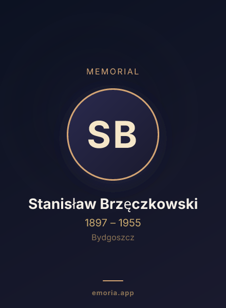 Memorial portrait of Stanisław Brzęczkowski
