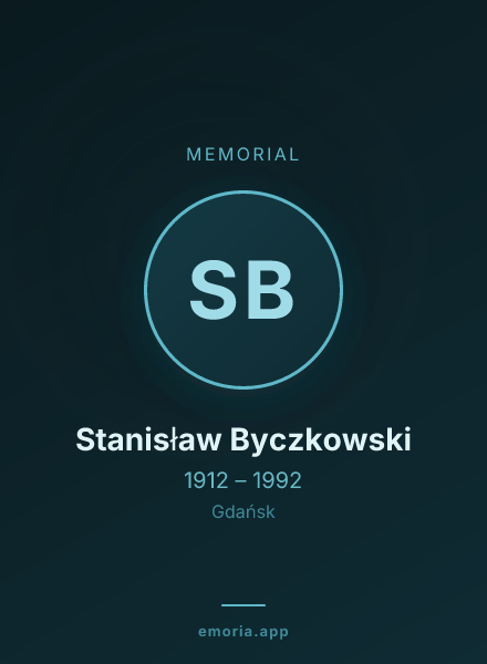 Memorial portrait of Stanisław Byczkowski