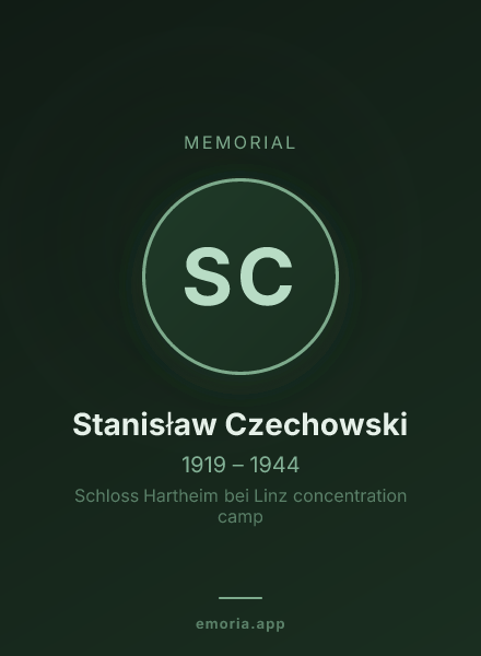 Memorial portrait of Stanisław Czechowski