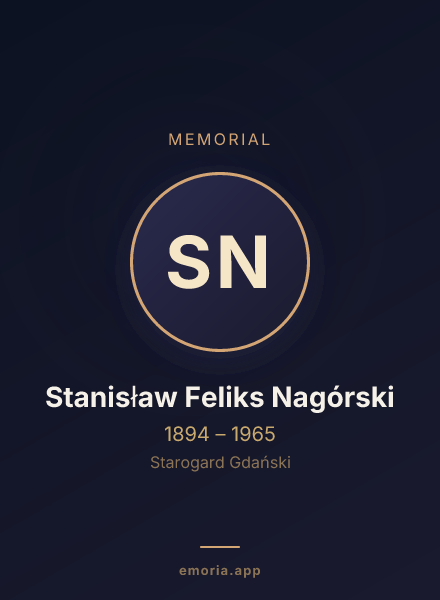 Memorial portrait of Stanisław Feliks Nagórski