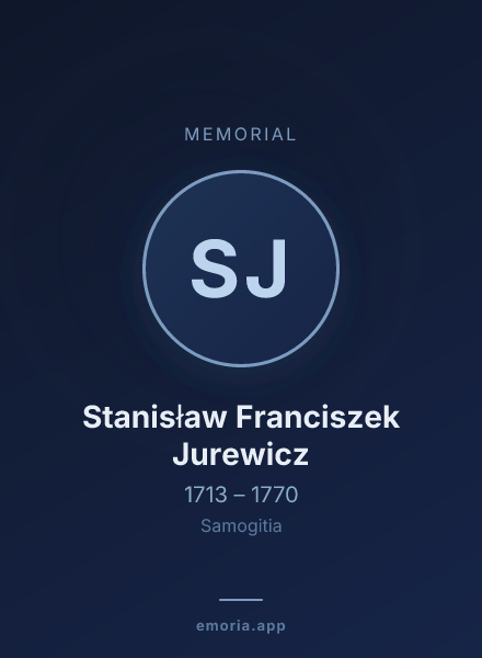Memorial portrait of Stanisław Franciszek Jurewicz