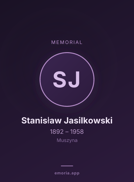 Memorial portrait of Stanisław Jasilkowski