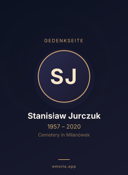 Gedenkportrait von Stanisław Jurczuk