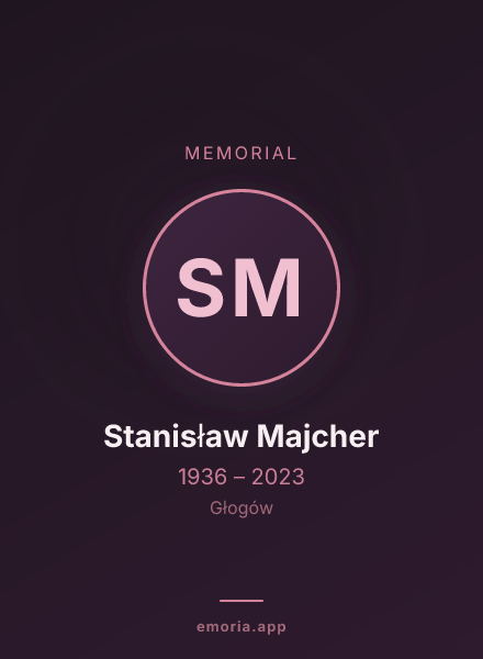Memorial portrait of Stanisław Majcher