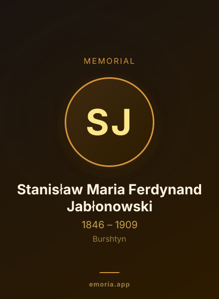 Memorial portrait of Stanisław Maria Ferdynand Jabłonowski