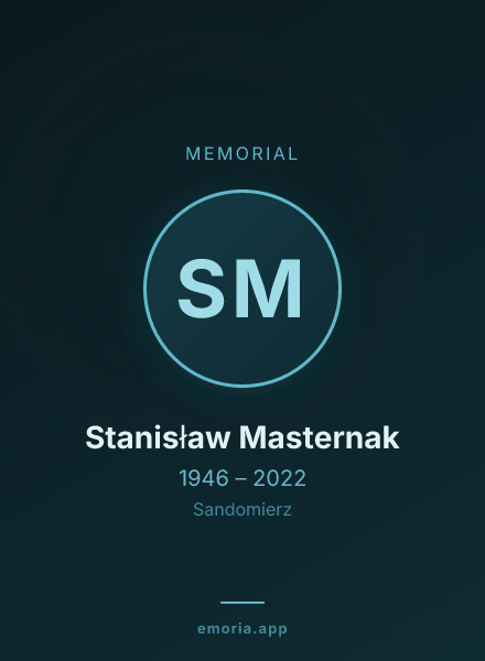 Memorial portrait of Stanisław Masternak