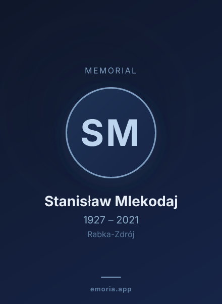 Memorial portrait of Stanisław Mlekodaj