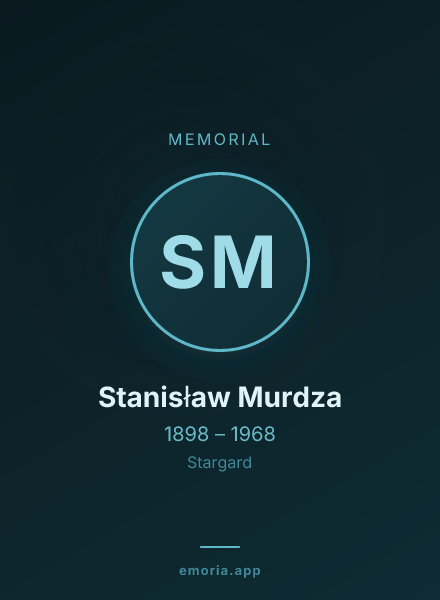 Memorial portrait of Stanisław Murdza