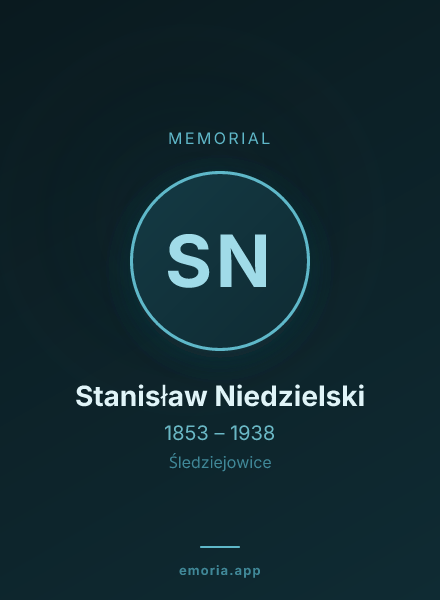 Memorial portrait of Stanisław Niedzielski