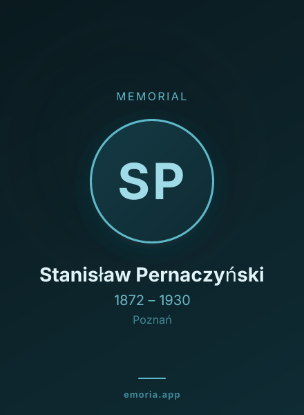 Memorial portrait of Stanisław Pernaczyński