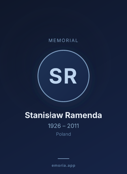 Memorial portrait of Stanisław Ramenda