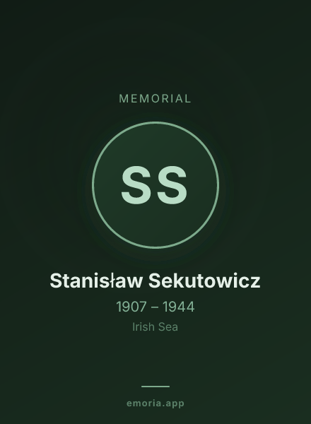 Memorial portrait of Stanisław Sekutowicz