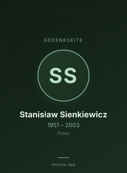 Gedenkportrait von Stanisław Sienkiewicz