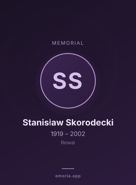 Memorial portrait of Stanisław Skorodecki