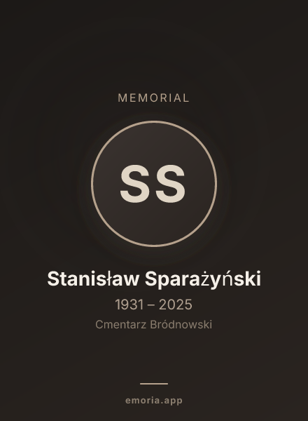 Memorial portrait of Stanisław Sparażyński