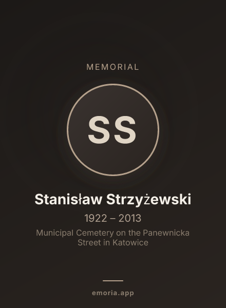 Memorial portrait of Stanisław Strzyżewski