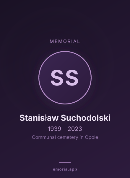 Memorial portrait of Stanisław Suchodolski