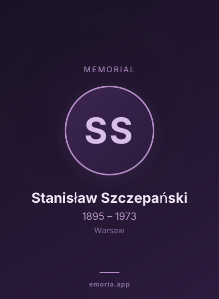 Memorial portrait of Stanisław Szczepański