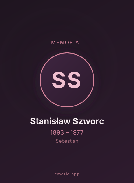 Memorial portrait of Stanisław Szworc