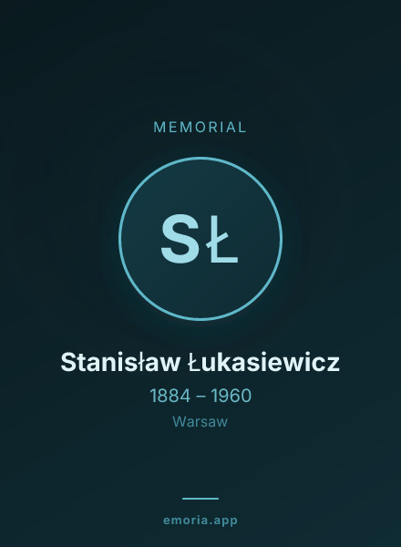 Memorial portrait of Stanisław Łukasiewicz