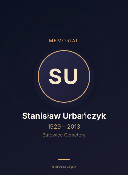 Memorial portrait of Stanisław Urbańczyk