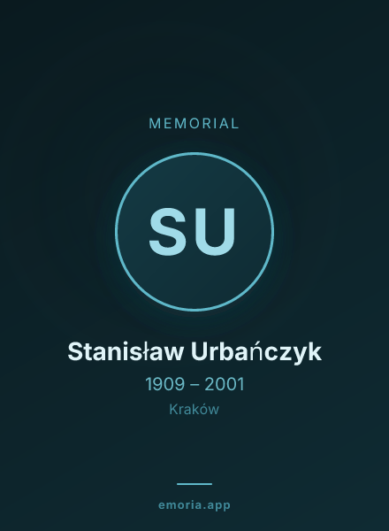 Memorial portrait of Stanisław Urbańczyk