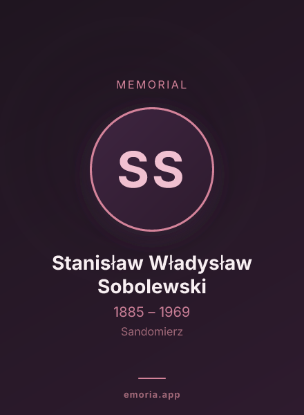 Memorial portrait of Stanisław Władysław Sobolewski