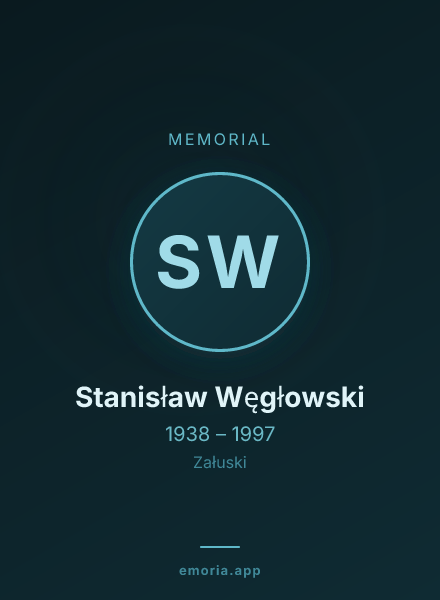 Memorial portrait of Stanisław Węgłowski