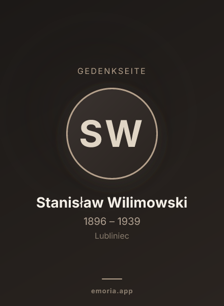 Gedenkportrait von Stanisław Wilimowski