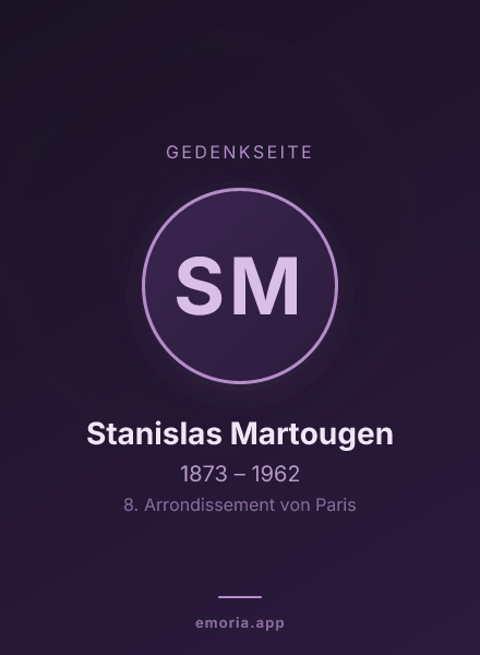 Gedenkportrait von Stanislas Martougen