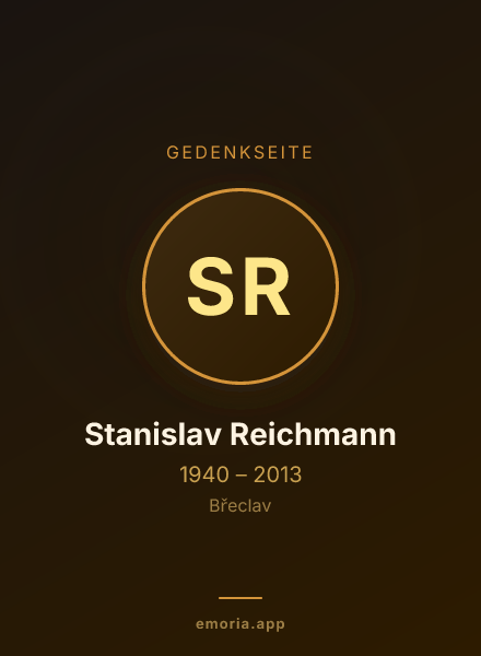 Gedenkportrait von Stanislav Reichmann