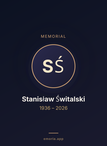 Memorial portrait of Stanisław Świtalski