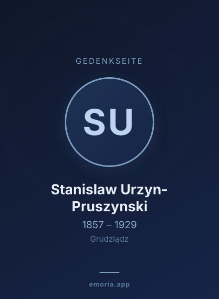 Gedenkportrait von Stanislaw Urzyn-Pruszynski