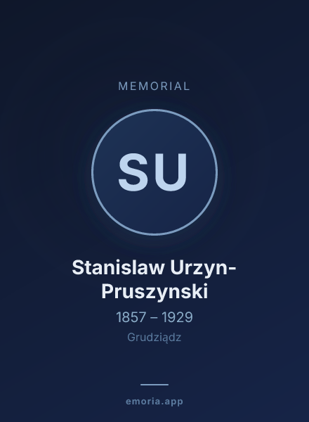 Memorial portrait of Stanislaw Urzyn-Pruszynski