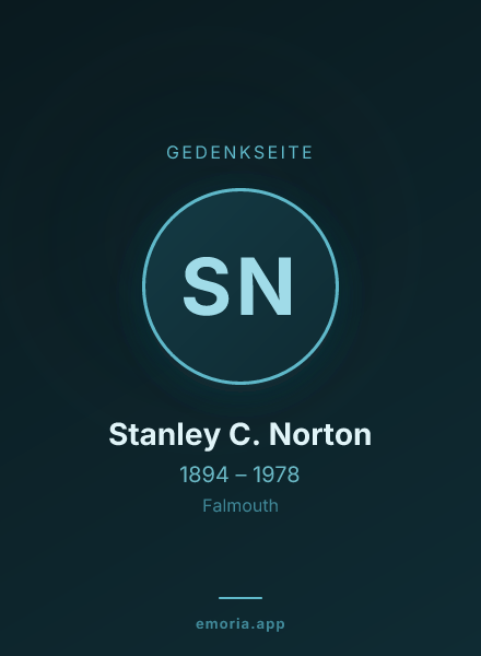 Gedenkportrait von Stanley C. Norton