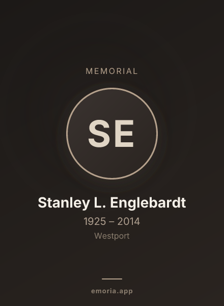 Memorial portrait of Stanley L. Englebardt